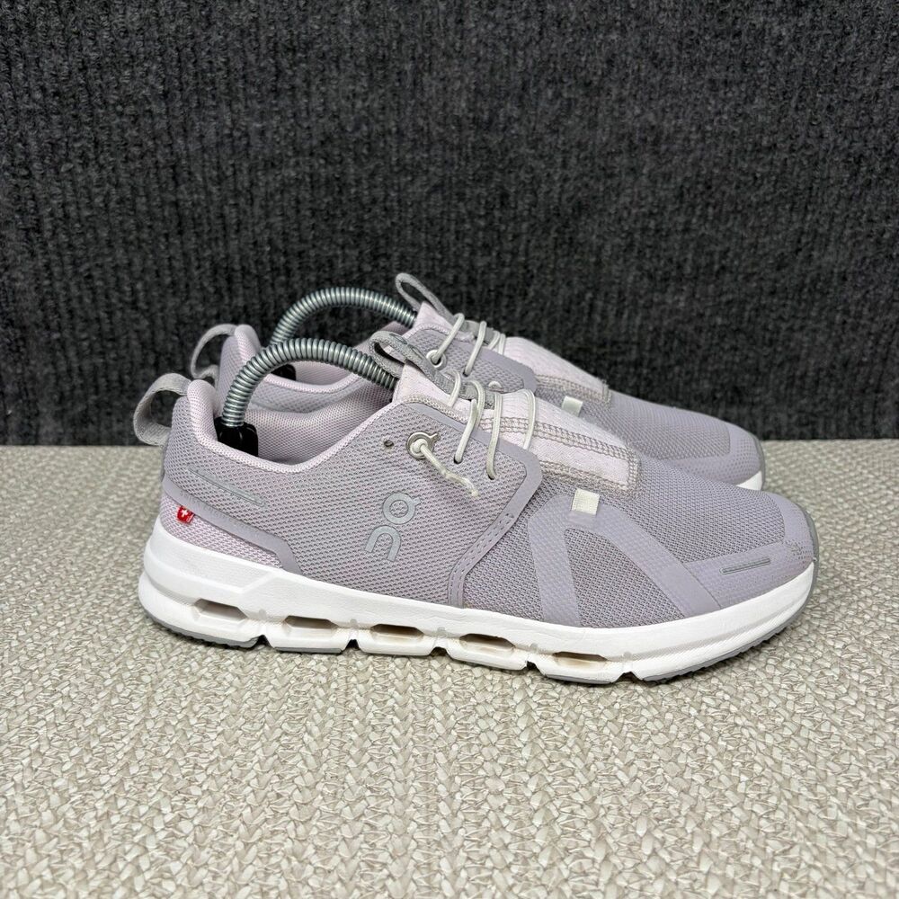 On Cloud Sky Beige White Athletic Shoes Kids Youth Size 4.5 Y